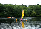 kayak Sport sail rig  - BSD at Jersey Paddler and Sebago Canoe Club